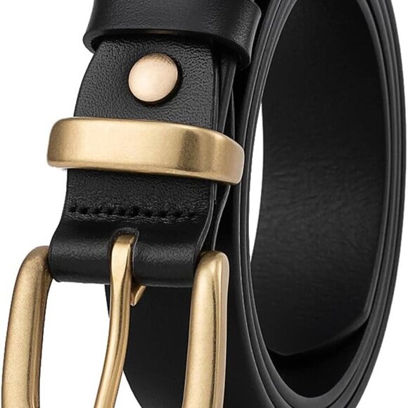 Womens Belts for Jeans 1.1" Width Ladies Belts for Dresses Full Grain Leather Go - Picture 1 of 5